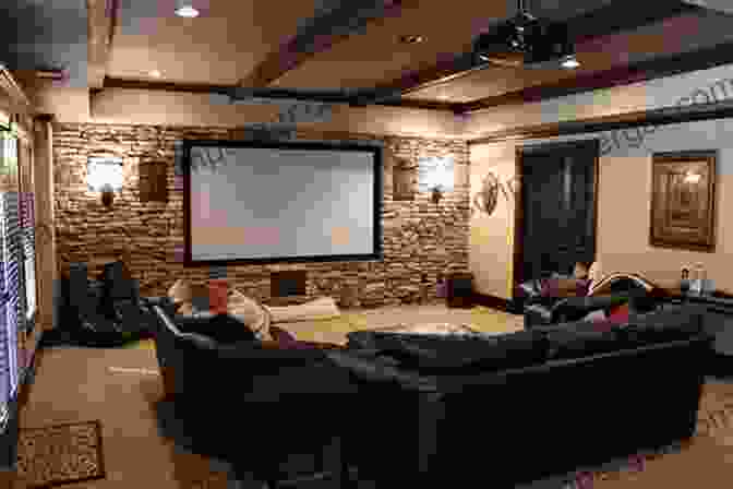 A Beautiful And Finished Basement With A Couch, Fireplace, And Entertainment System Black Decker The Complete Guide To Finishing Basements: Projects And Practical Solutions For Converting Basements Into Livable Space Updated 2nd Edition (Black Decker Complete Guide)