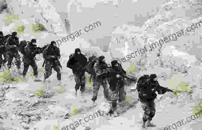 A Group Of Afghan Commandos In Formation, Preparing For An Operation. Special Forces Interpreter: An Afghan On Operations With The Coalition