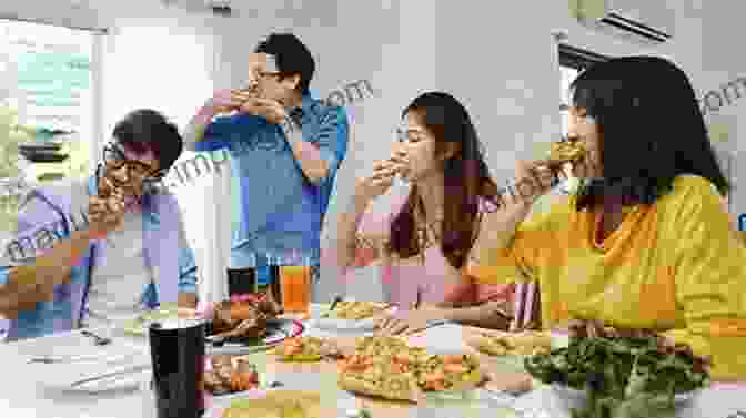 A Group Of People Enjoying A Meal Together, Surrounded By Fresh Fruits And Vegetables Prevention Of Coronary Heart Disease: Diet Lifestyle And Risk Factors In The Seven Countries Study (Developments In Cardiovascular Medicine 243)