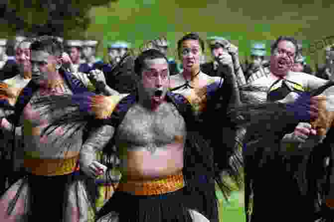 A Maori Warrior Performing The Haka. Xenophobe S Guide To The Kiwis