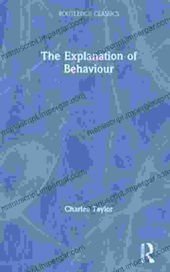 A Person Reading A Book Titled 'The Explanation Of Behaviour' The Explanation Of Behaviour (Routledge Classics)