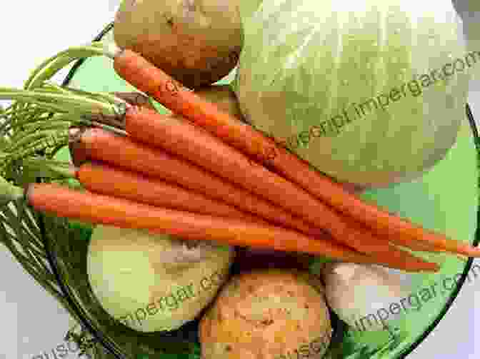 A Vibrant Display Of Fresh Irish Produce, Showcasing Potatoes, Carrots, Cabbage, And Herbs. Yummy Easy Irish Recipes: Traditional Irish Food Dishes: Traditional Irish Cuisine