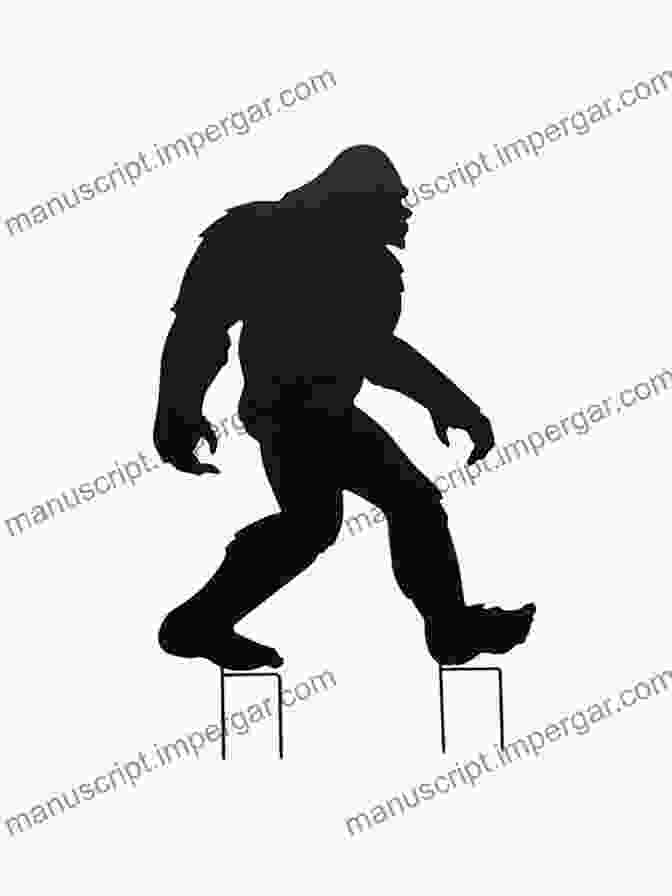 An Illustration Of A Shadowy Bigfoot Figure Standing Amidst Dense Vegetation. Bigfoot And Dogman Sightings 2: A Collection Of Unsettling Encounters