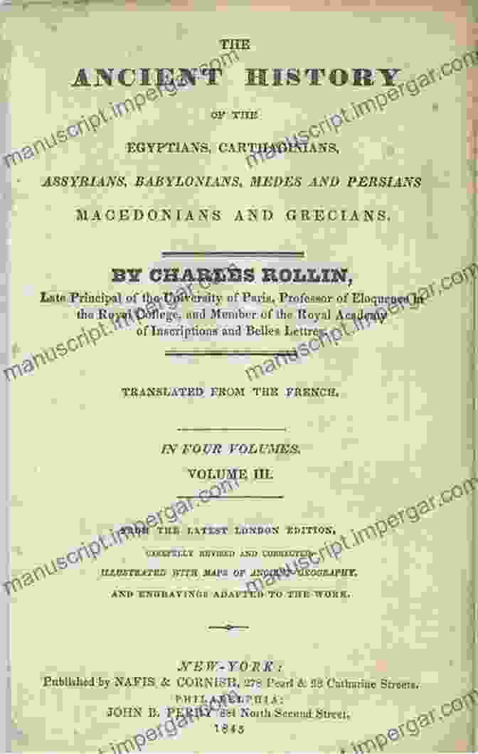 Ancient Assyria The Ancient History Of The Egyptians Carthaginians Assyrians Babylonians Medes Persians Macedonians And Grecians Volume 8