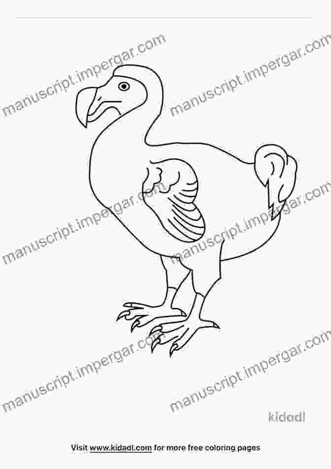 Colouring Page Featuring An Extinct Species Colour Us Back From Extinction: A Colouring Of Endangered Animals