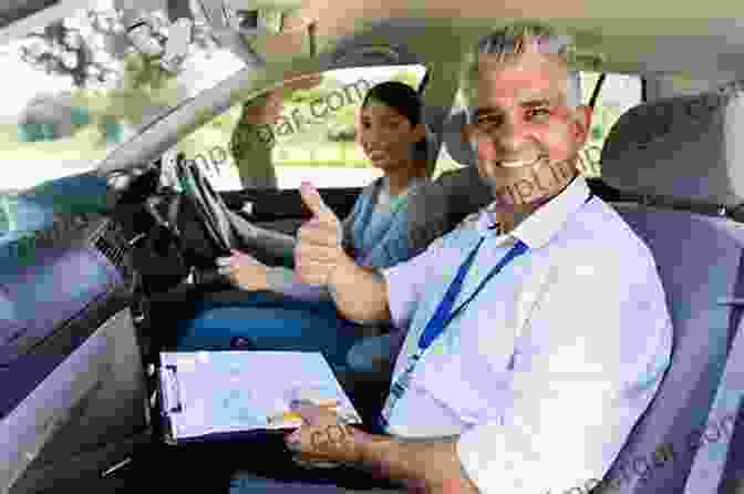 Driving Instructor Providing Guidance How To Overcome Fear Of Driving: The Road To Driving Confidence