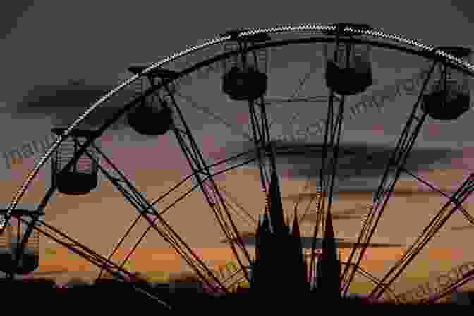 Image Of The Iconic Toshimaen Ferris Wheel, Bathed In The Warm Glow Of The Setting Sun. Goodbye TOSHIMAEN CHIHARU KOBO