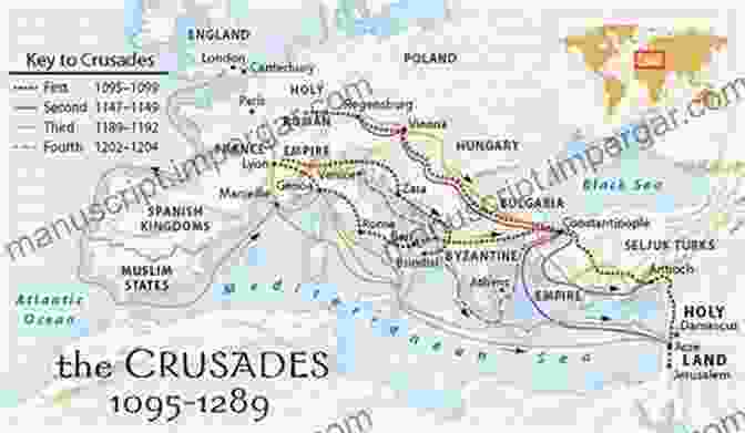 Map Of Medieval Trade Routes During The Crusades The World Of The Crusades