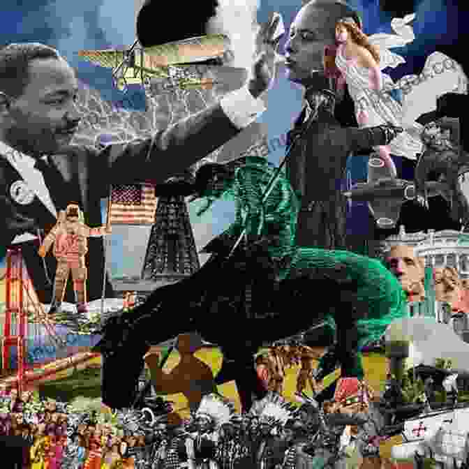 Nation Unfolds Book Cover, Featuring A Vibrant Collage Of Historical Figures And Events A Nation Unfolds: History Of Nigeria In Limericks