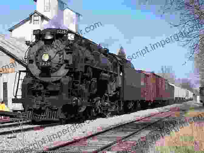 Pere Marquette 1225 Hauling A Freight Train Pere Marquette 1225 (Images Of Rail)