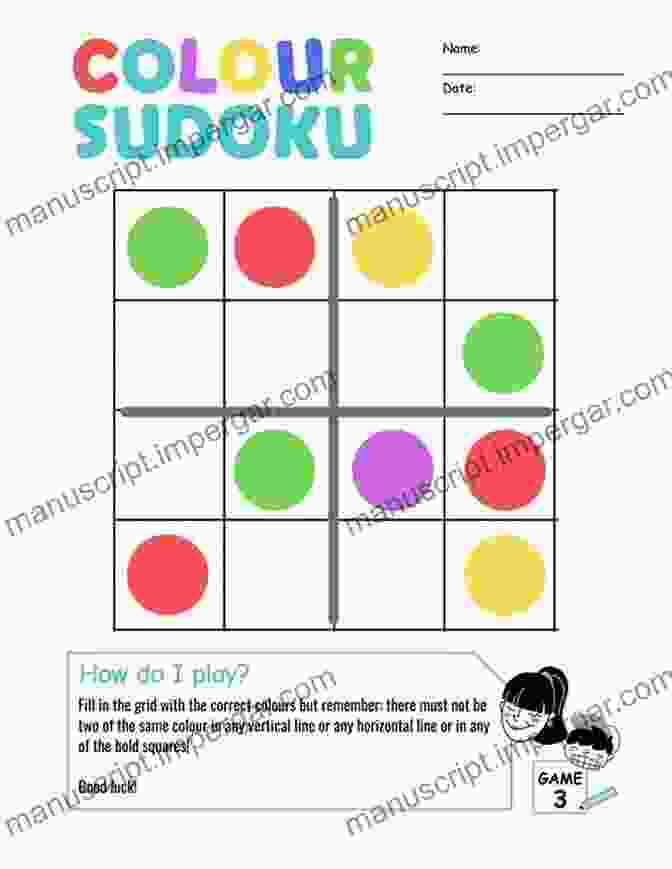 Sudoku For Kids Chronicle Book Cover Featuring Colorful Sudoku Puzzles And Smiling Children Sudoku For Kids Chronicle