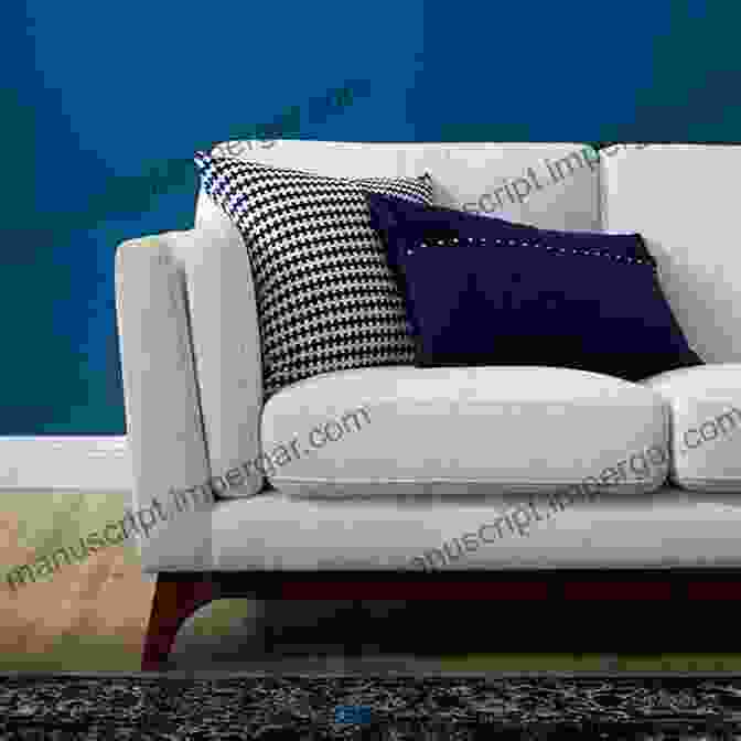 Upholstering The Sofa With Fabric, Staples, And Decorative Details Step By Step Instructions On How To Build A Sofa