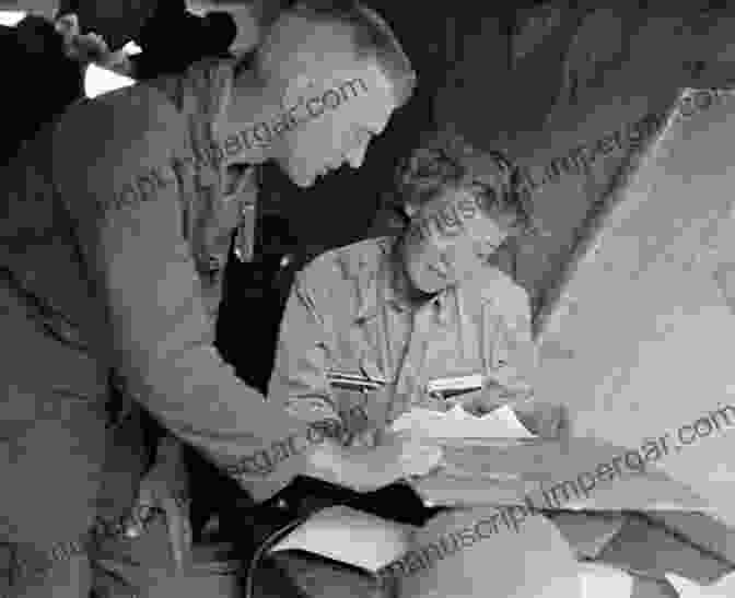 War Correspondent In Korea, Writing His Report In A Makeshift Shelter Richard Tregaskis: Reporting Under Fire From Guadalcanal To Vietnam