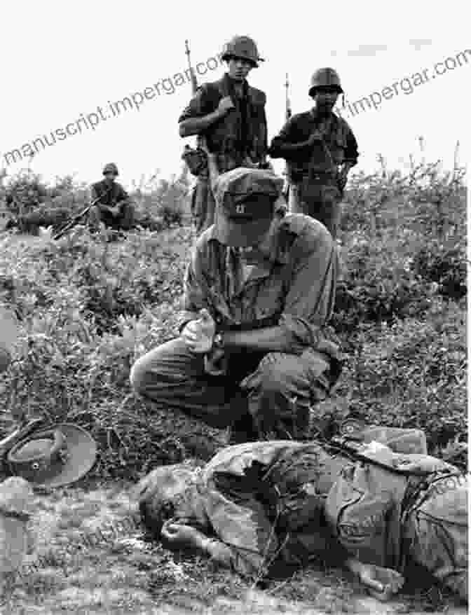 War Correspondent Lying Wounded On The Battlefield Richard Tregaskis: Reporting Under Fire From Guadalcanal To Vietnam